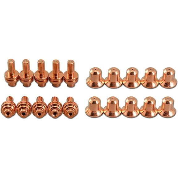 120504 Nozzle Extended 25A 020382 Electrode Extended PMax 350 380 PAC110 20pcs NEW