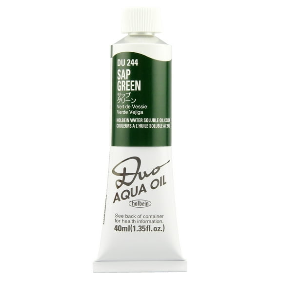 DUO Aqua Oil Color 40ml, Sap Green