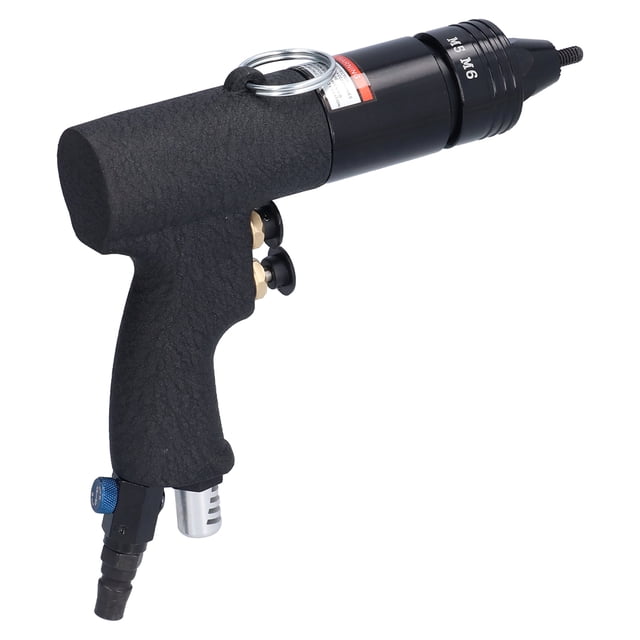 Pneumatic Riveting Guns, Portable 1/4in Air Rivet Labor Saving for Metal Plates for Pipes