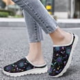 thumbnail image 4 of POLERO Women's Mules Shoes Galaxy Mushroom Bat Spider Web Garden Clogs Home Slippers Athletic Footwear Comfort Slip-On Walking Mules with Arch Support,Slip Resistant Loafers for Travel, 4 of 7