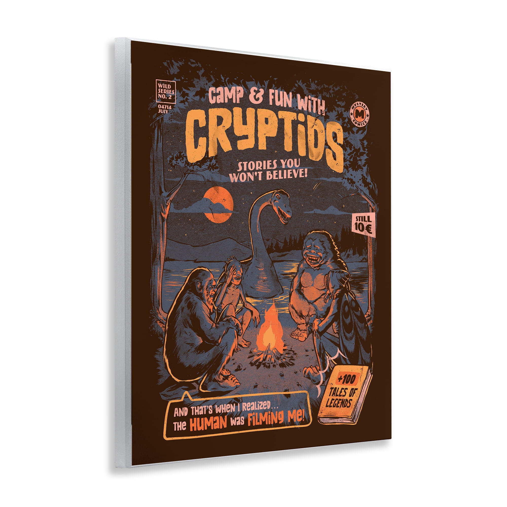Stupell Industries Cryptid Camp Humor Wall Plaque Art, design by EduEly Designs
