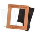 thumbnail image 3 of ThisWear Best Dad Ever Gift For Dad Being My Father Is The Only Gift You Really Need Wood Engraved Portrait 8x10 Photo Frame, 3 of 7