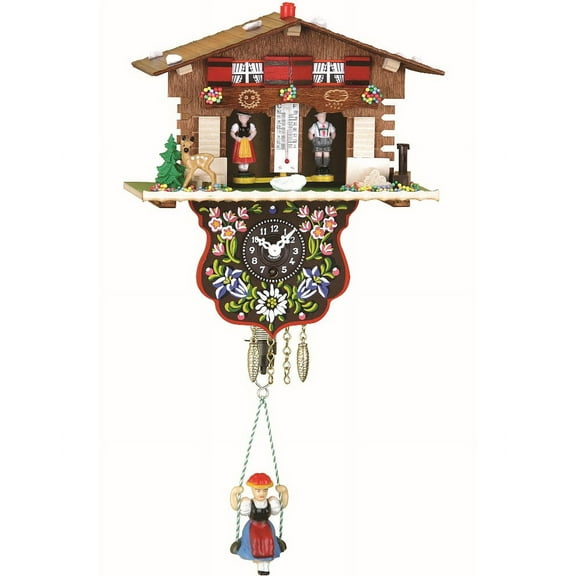 Black Forest Clock Swiss House Weather House TU 807 S