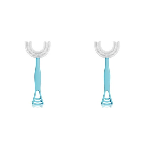 Advancent Cepillo de para bebé ergonómico de doble cara de silicona de 360 ​​grados, cepillo de Manual en forma de U, cuidado Type3 NO3 Advancent CBP078531
