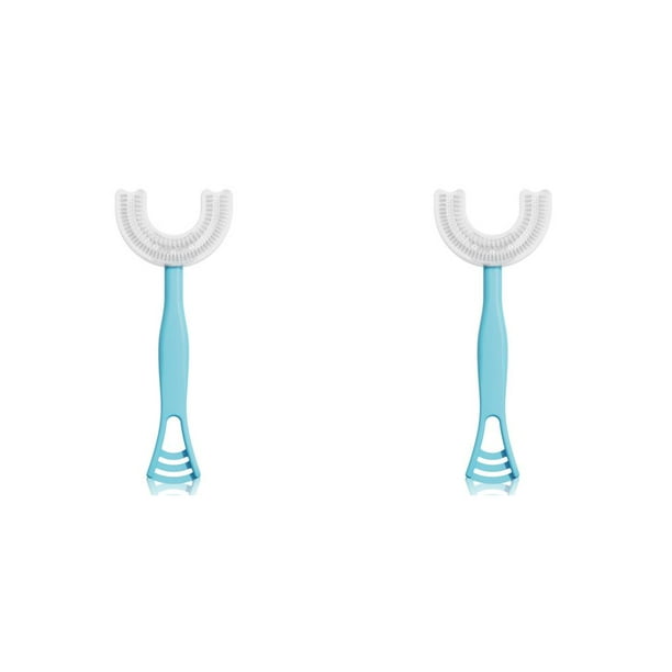 Advancent Cepillo de para bebé ergonómico de doble cara de silicona de 360 grados, cepillo de Manual en forma de U, cuidado Type3 NO3 Advancent CBP078531