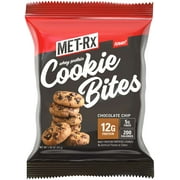 Met-Rx Whey Protein Cookie Bites, Chocolate Chip, 12g Protein, 8 Ct
