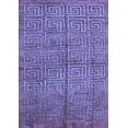 thumbnail image 1 of Ahgly Company Machine Washable Indoor Rectangle Abstract Blue Modern Area Rugs, 8' x 12', 1 of 4