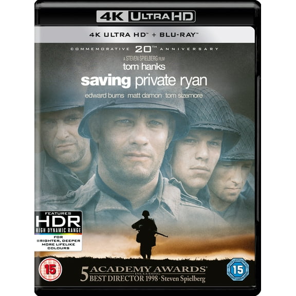 Saving Private Ryan (4K Ultra HD) Tom Sizemore Ted Danson Matt Damon Adam Goldberg Edward Burns