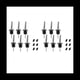 thumbnail image 1 of Vertidoras de Acero Inoxidable de 12 Piezas, Vertidoras Rápidas, Vertidoras de de Licor Y Boquilla de Tapón Cónico de Vinagre, con Tapones de Polvo Sellados, 1 of 5
