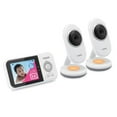 thumbnail image 4 of VTech VM3254-2 2 Camera 2.8” Digital Video Baby Monitor with Night Light, White, 4 of 9