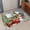 DarkGreen, variant on Front Door Mat Indoor Outdoor 19.7"x31.5", Farmhouse Christmas Absorbent Non Slip Welcome Mat, Xmas Tree Truck Snowflake Snowman Low Profile Entryway Rug for Front Entrance Porch Back Door Patio
