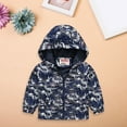 thumbnail image 2 of Mercatoo Boys Girls Windbreaker Hooded Jacket Camouflage Print Lightweight Rain Coat Waterproo𝐟 Outwear for Kids Hoodie with Pockets, 2 of 8