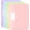 Fresh, variant on Binder Pocket, 5 Pack Super Heavyweight Plastic Folders with Tight Closure, Binder Folders Side Loading, 3 Ring Binder Pocket, Binder Dividers with Pockets, Letter Size, Retro Series