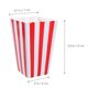 thumbnail image 2 of NUOLUX 24pcs Popcorn Boxes Holder Containers Cartons Paper Bags Stripe Box for Movie Theater Dessert Tables Wedding Favors (Red), 2 of 4