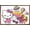 Bronze Framed Version, variant on Hello Kitty - Retro Rainbow Wall Poster, 14.725" x 22.375", Framed