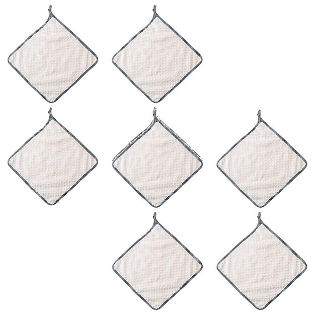 Oleegame 2PC Ten Dollar Items 4pc Non-stick Oil Hand Towel Rags Can Be Hung Rags Kitchen Rags Lazy Rags White