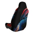 thumbnail image 2 of Wukai Colorful Betta Fish Full Set Car Seat Covers with Soft Padding Universal Auto Front Seats Protector and Cushion Mat, 2 of 5