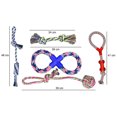 thumbnail image 2 of Dog Toys HUOGUO, paquete de 10 unidades para perros grandes, juguetes duraderos para masticar, 2 of 5