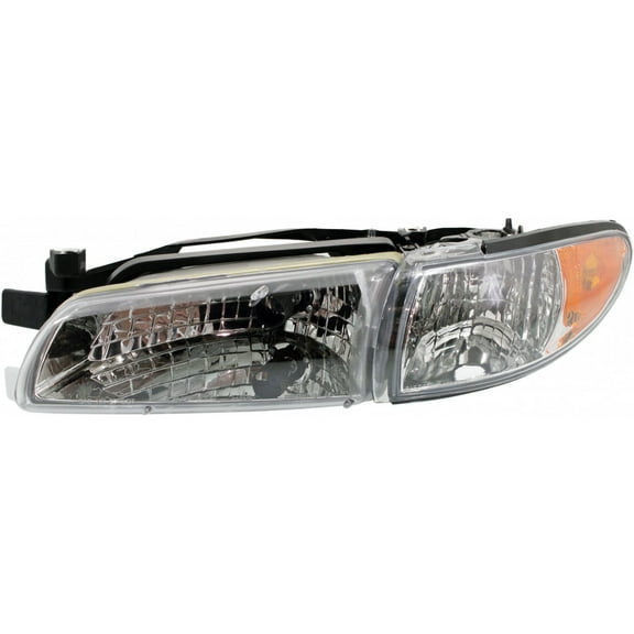 For Pontiac Grand Prix Headlight 1997-2003 Driver Side Lens and Housing Only CAPA Certified GM2502170 | 19149891