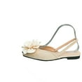 thumbnail image 6 of Pointed Toe Slingback Flats Women Elegant Dress Sandals Comfort Dressy Flower Slip On Flat Light Weight Ballet Shoes, 6 of 9