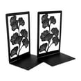 thumbnail image 4 of colcolo Ginkgo Ends Bookshelf Decor Book Stopper for Office Bedroom School Black, 4 of 8
