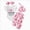 White, variant on 3-6 Months Infant Romper Newborn Outfit Baby Girl Going Home Outfit Ruffle Ribbed Romper Top Floral Pants Set Cute Summer Clothes,White Jumpsuit Bodysuit