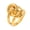 Gold, variant on Fashionable Double Layer Knot Designs Rings 18K Gold Plated Portable Accessory for Trendy Women Stylish Outfits