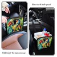 thumbnail image 4 of Qxltty Abstract Mini Parrot Car Dumpster Collapsible Rear Seat Suspension Trash for Front Seat Center Console in Vehicle, 4 of 8