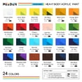thumbnail image 2 of Set de pintura acrílica MEEDEN Heavy Body de 24 colores de 60 ml, 2 of 7