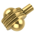 thumbnail image 2 of Allied Brass 1-1/2-in Cabinet Knob, Satin Brass, 2 of 2