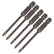thumbnail image 2 of 5Pcs Cross Drill Bit 1/4in Hex Shank Tile Glass Ceramic Concrete Hole Opener Hard Alloy Tool3mm, 2 of 5