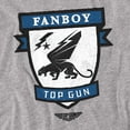 thumbnail image 2 of Top Gun Fanboy Logo Unisex Adult Tank Top, Athletic Heather, Medium, 2 of 4