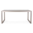 thumbnail image 1 of Noble House Navan Outdoor Dining Table in Silver, 1 of 10