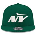 thumbnail image 2 of Men's New Era Green New York Jets Standard 9FIFTY Snapback Hat, 2 of 5