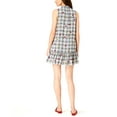 thumbnail image 2 of Maison Jules Womens Plaid A-Line Dress, 2 of 3
