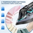 thumbnail image 4 of Plancha de vapor Sundu con pantalla LED digital de 1700 W, 9 temperaturas, 4 of 9