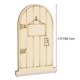 thumbnail image 3 of Wooden Fairy Doors Unpainted Synthetic Material for Decoration DIY Craft Khaki Color 50pcs, 3 of 4