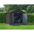 thumbnail image 5 of Ezee Shed Steel Storage 10 X 8 Ft. Galvanized Extra High Gable Charcoal, 5 of 14