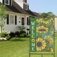 thumbnail image 4 of Spring Summer Sunflower Garden Flag 28x40 Inch Double Side for Outdoor Courtyard Garden Decor Flowers Welcome Holiday Flag for Outside Decoration, 4 of 6