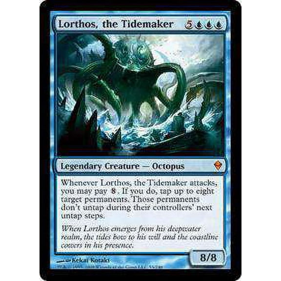 MtG Zendikar Mythic Rare Lorthos, the Tidemaker #53