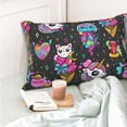 thumbnail image 6 of Disketp Pillow Covers Rainbow Unicorn Pattern Throw Pillow Case Cushion Covers,Cushion For Bedroom,Couch,Home-16"X24", 6 of 9