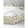 thumbnail image 2 of Destiny White Multi/Floral Platform Bed Skirt Twin 15" Drop, 2 of 4