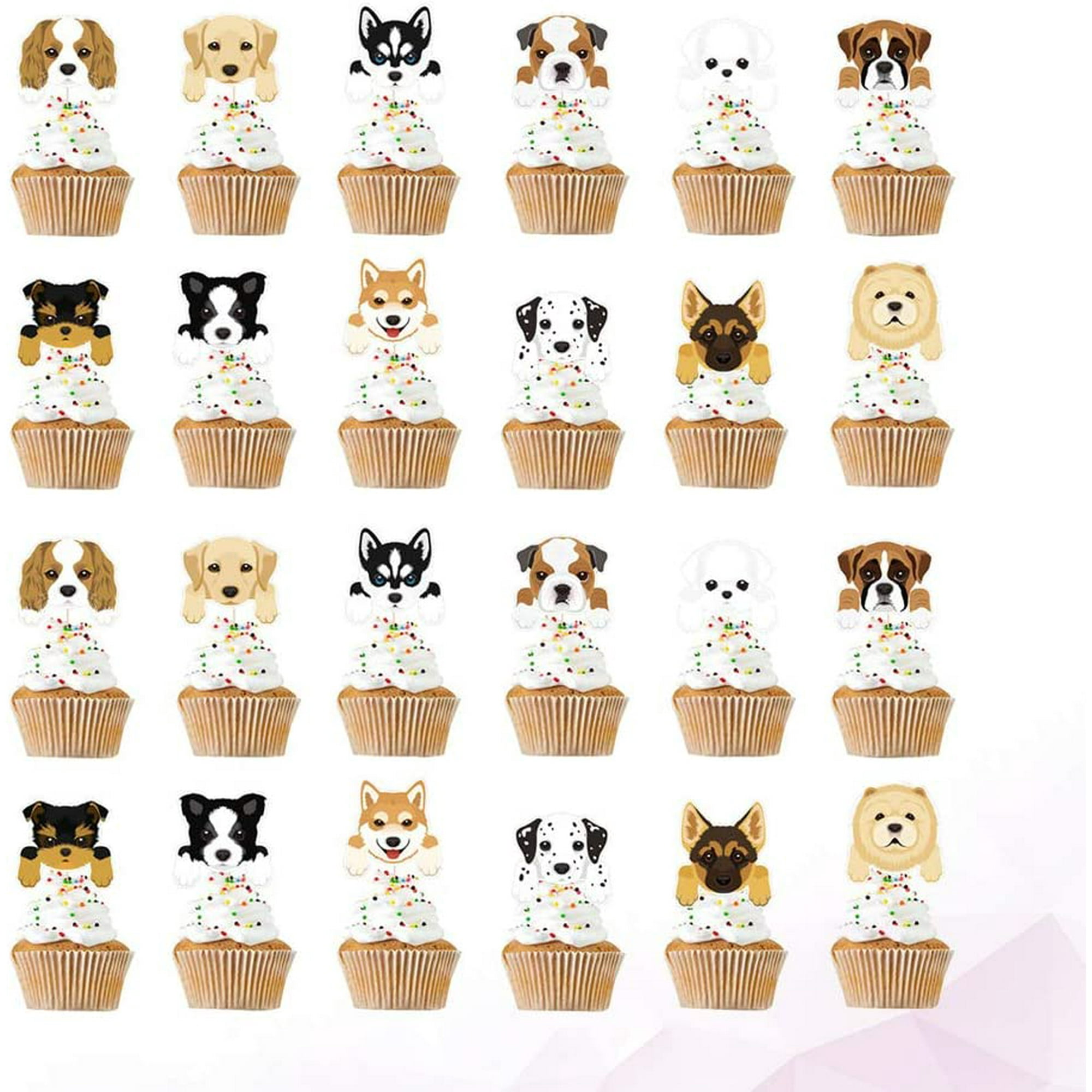 Dog cake toppers party supplies hotsell