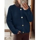 thumbnail image 4 of Suéter PRETTYGARDEN Cardigan Oversized de Punto Grueso Azul Marino Talla L, 4 of 4