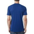 thumbnail image 2 of Next Level Apparel Men's Premium Fitted Sueded Crewneck T-Shirt, Royal, X-Large, 2 of 3