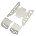 thumbnail image 2 of Chassis Armor Stainless Steel Skid Plate Axle Protector for 1/6 Scx6 AXI05000 Car Upgrade Parts, 2 of 8