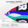 thumbnail image 5 of Square Decorative Throw Pillow Covers with Core, Electronic Style Game Prints Throw Pillows for Couch Sofa Bed Home Decor, 18"x18", 5 of 9