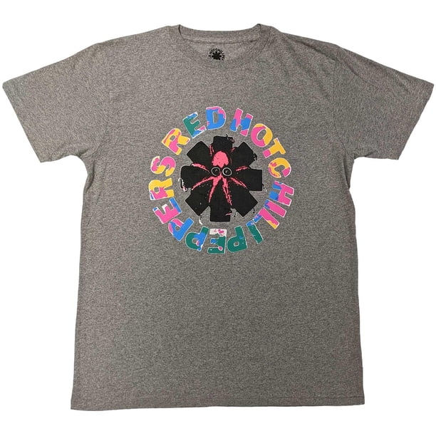 Red Hot Chilli Peppers - Camiseta Pulpo de Ecológico para Adultos Unisex (Gris)