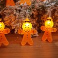 thumbnail image 5 of KYAIGUO Christmas Gingerbread Man Decoration Battery/USB Powered Lights Christmas String Lights Remote Control Christmas Decoration, 5 of 6