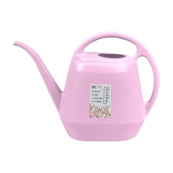 4L Plastic Watering Can - Long Spout, Ergonomic Handle, Large Capacity, for Garden/Indoor Plants